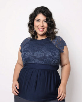 Curvy Floral Blouse
